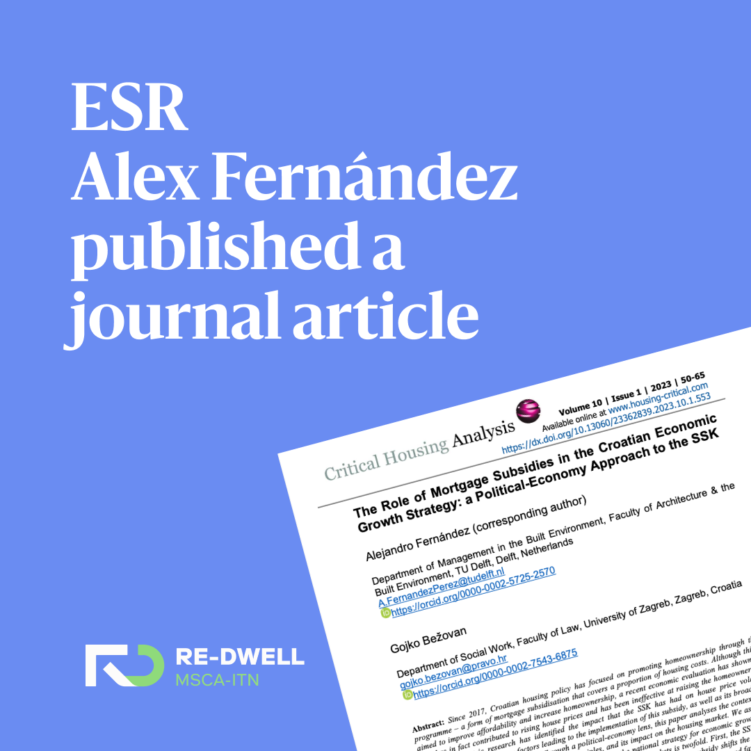 Icon esr-alex-fernandez-published-a-journal-article-with-supervisor-gojko-bezovan-in-critical-housing-analysis